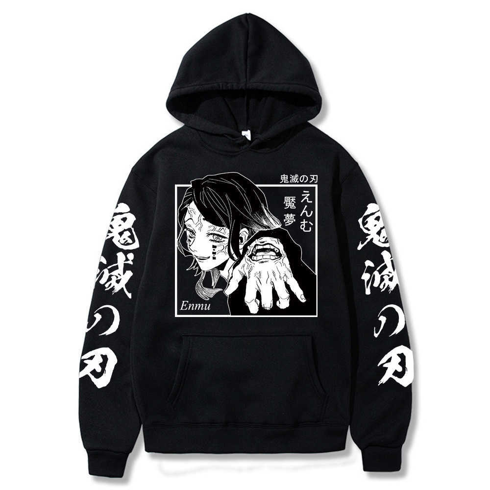 Anime Demon Slayer Hoodies Enmu Hoodie Pullover Sweatshirts Plus Sized Sudaderas Hoodie G1007, Black
Anime Demon Slayer Hoodies Enmu Hoodie Pullover Sweatshirts Plus Sized Sudaderas Hoodie G1007, Black