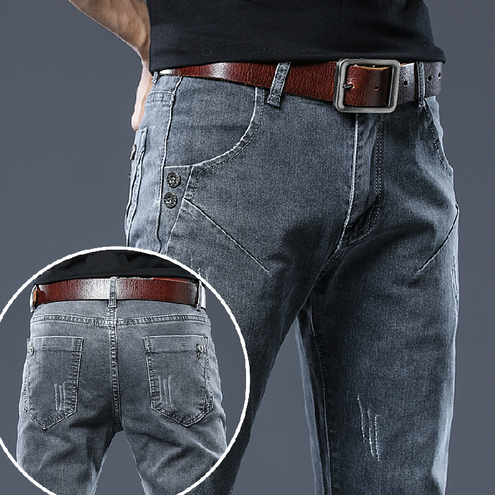 2021 New Casual Flim Fit Stretch Straight Men Ny Jeans Pants Gray Denim Trousers Fashion Streetwear Kgp7, As shown
2021 New Casual Flim Fit Stretch Straight Men Ny Jeans Pants Gray Denim Trousers Fashion Streetwear Kgp7, As shown