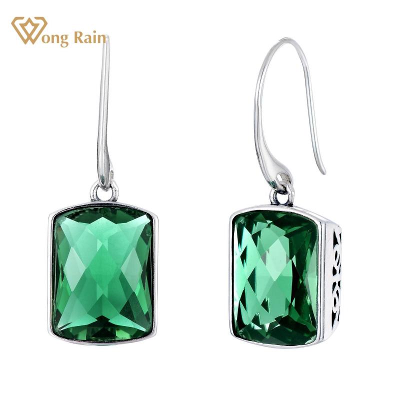 Dangle & Chandelier Vinregem Vintage100% 925 Sterling Silver Emerald Gemstone Engagement Women Classic White Gold Earrings Fine Jewelry
Dangle & Chandelier Vinregem Vintage100% 925 Sterling Silver Emerald Gemstone Engagement Women Classic White Gold Earrings Fine Jewelry
