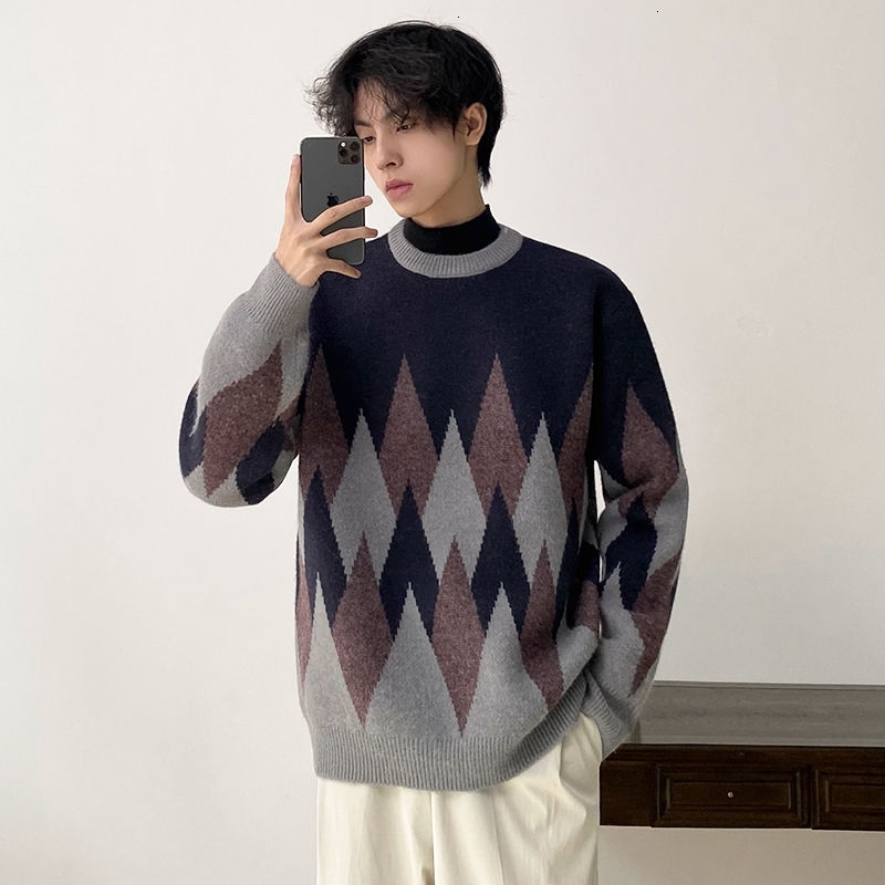 2021 New Autumn and Winter Thick Plaid Men's O-neck Pullover Men Warm Casual Clothes Mens Sweater M-2xl U0lj, Navy
2021 New Autumn and Winter Thick Plaid Men's O-neck Pullover Men Warm Casual Clothes Mens Sweater M-2xl U0lj, Navy