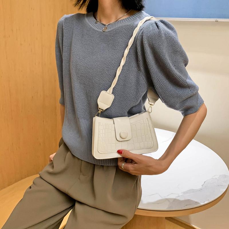 Fashion Stone Pattern Women Shoulder Bags Solid Color Female Lady PU Retro Square Woven Strap Crossbody Messenger Handbags, White
Fashion Stone Pattern Women Shoulder Bags Solid Color Female Lady PU Retro Square Woven Strap Crossbody Messenger Handbags, White