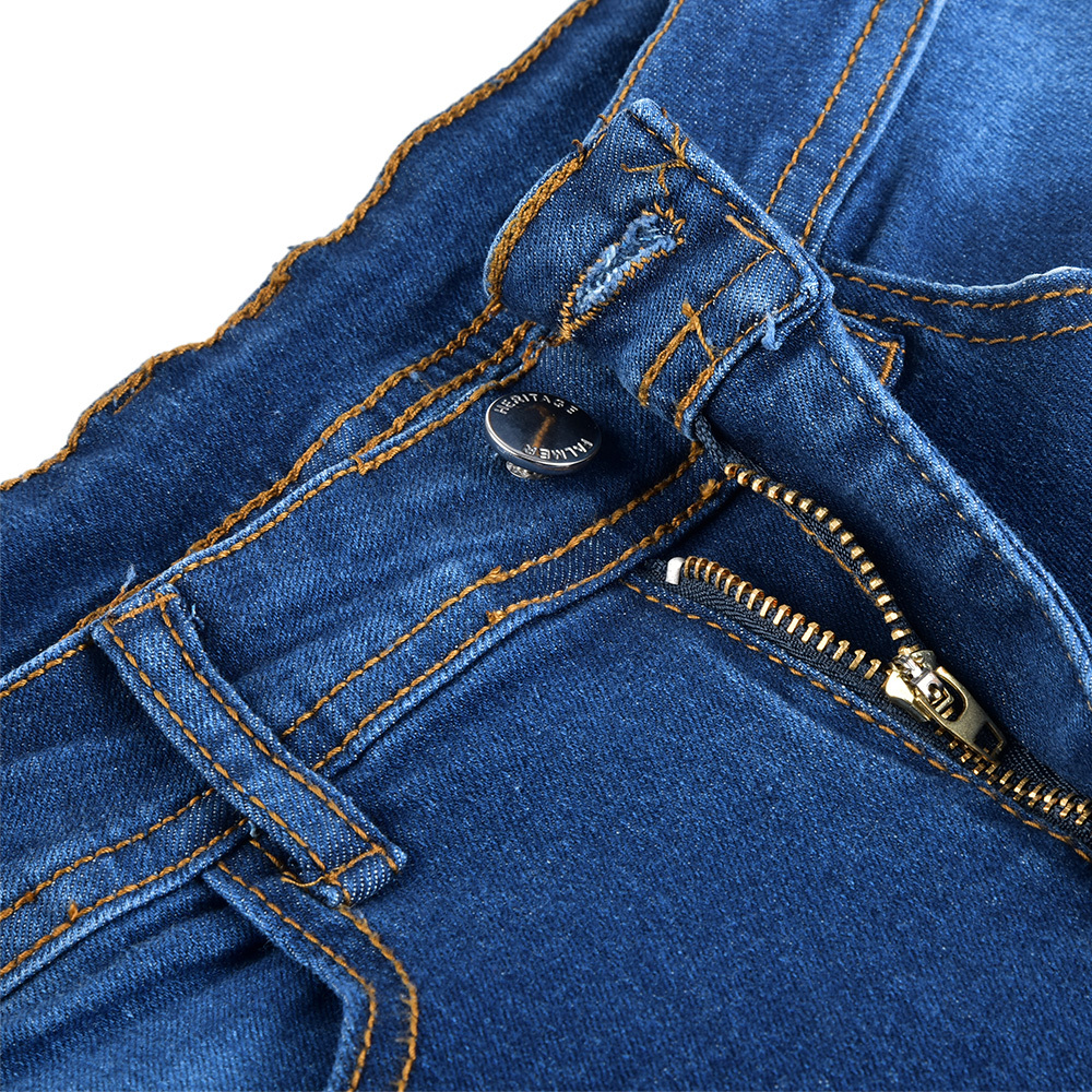 High Waist Jeans Woman Embroidered Flares Ladies Skinny Denim Trousers Retro Women Ripped Jeans Pencil Pants jean femme D25 210222