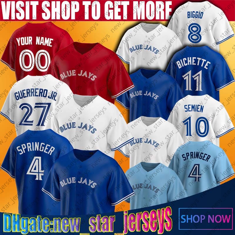 4 George Springer Vladimir Guerrero Jr Jersey Toronto Custom Baseball Jerseys Marcus Semien Bo Bichette Cavan Biggio Jersey Ryu Gurriel Jr, Nk custom (lann)
4 George Springer Vladimir Guerrero Jr Jersey Toronto Custom Baseball Jerseys Marcus Semien Bo Bichette Cavan Biggio Jersey Ryu Gurriel Jr, Nk custom (lann)