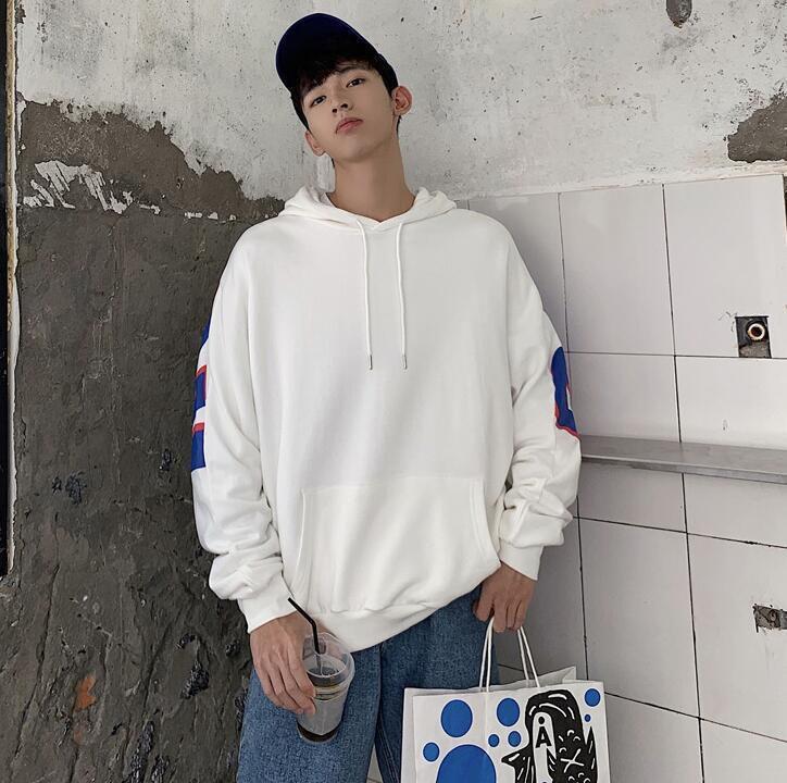 Autumn Korean Streetwear Hip Hop Hoodies Oversized Sweatshirts 201020