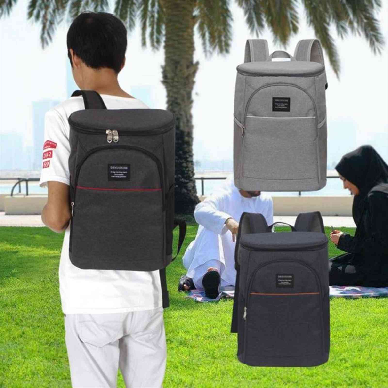 18l insulated cooling backpack picnic camping hiking beach park ice cooler bag lunch rucksack oxford fabric backpacks
18l insulated cooling backpack picnic camping hiking beach park ice cooler bag lunch rucksack oxford fabric backpacks
