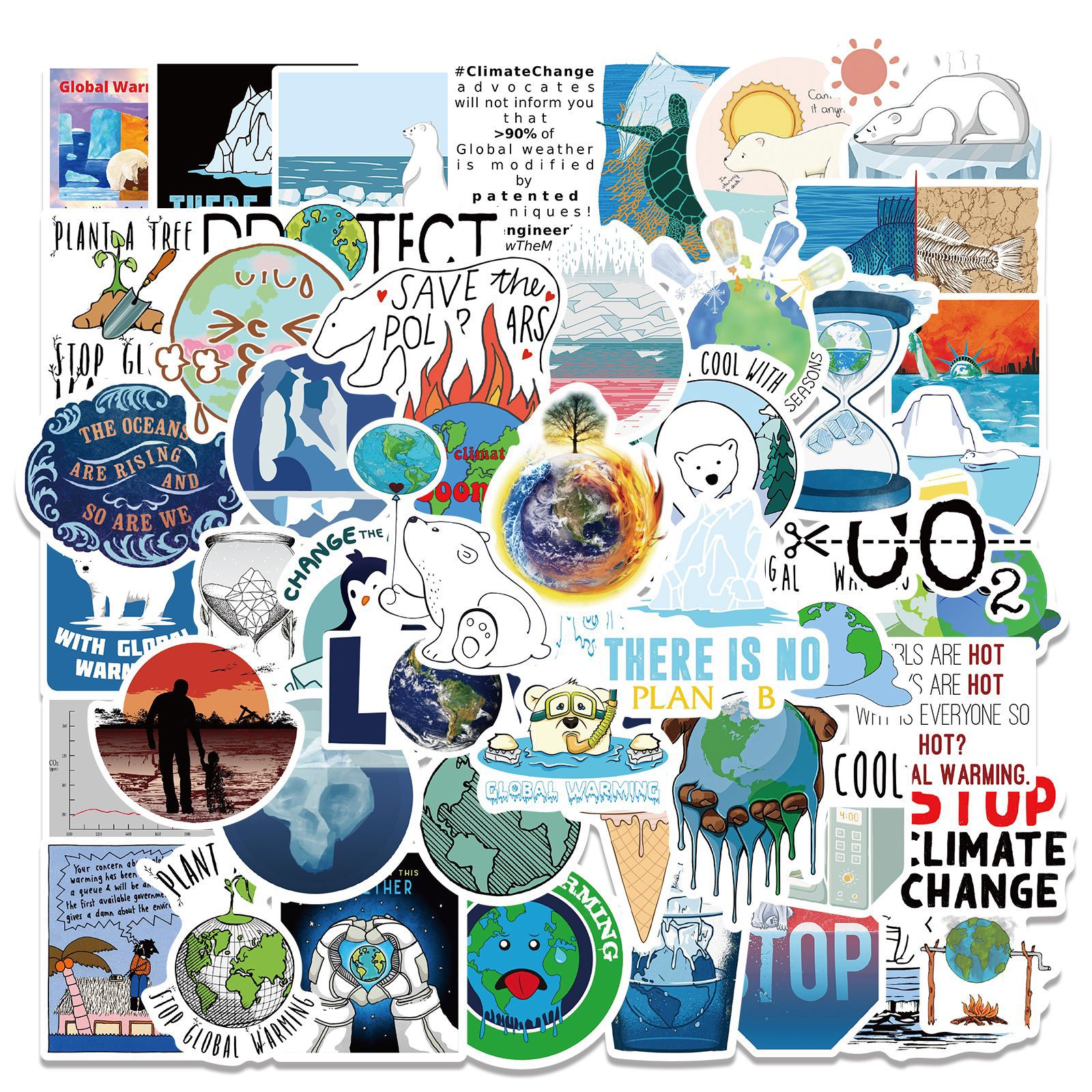 50 PCS Mixed Greenhouse effect Climate Graffiti skateboard Stickers For Car Laptop Fridge Helmet Pad Bicycle Bike Motorcycle PS4 book Guitar Pvc Decal, Multi colors
50 PCS Mixed Greenhouse effect Climate Graffiti skateboard Stickers For Car Laptop Fridge Helmet Pad Bicycle Bike Motorcycle PS4 book Guitar Pvc Decal, Multi colors