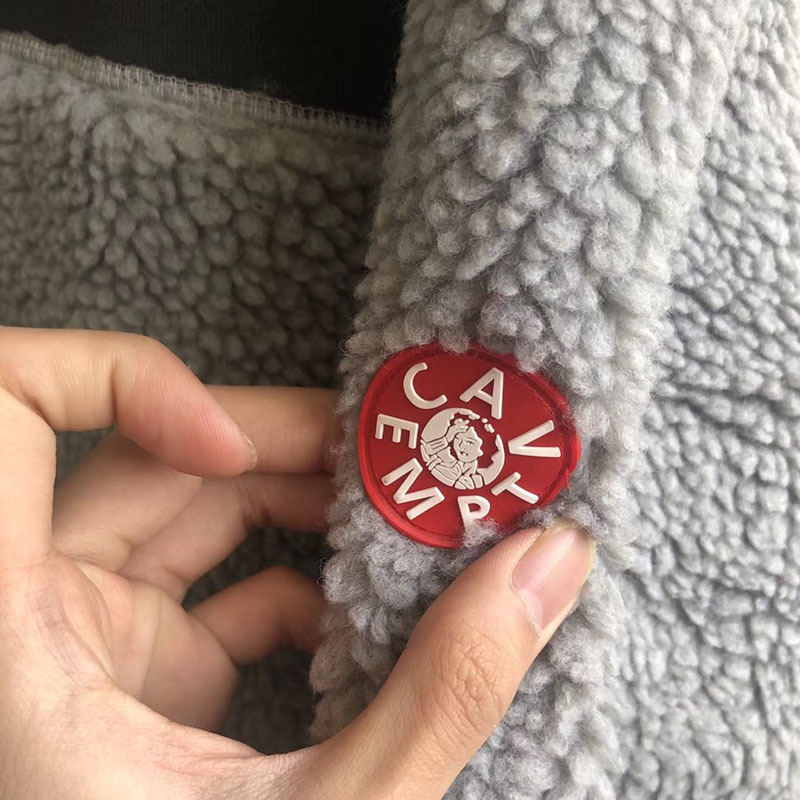 Best Quality CAV EMPT Hoodie Hairy Standup Collar Heavy Fleece Zip Up Coat Autumn Winter Warm Embroidery CAVEMPT Sweatshirts T200531