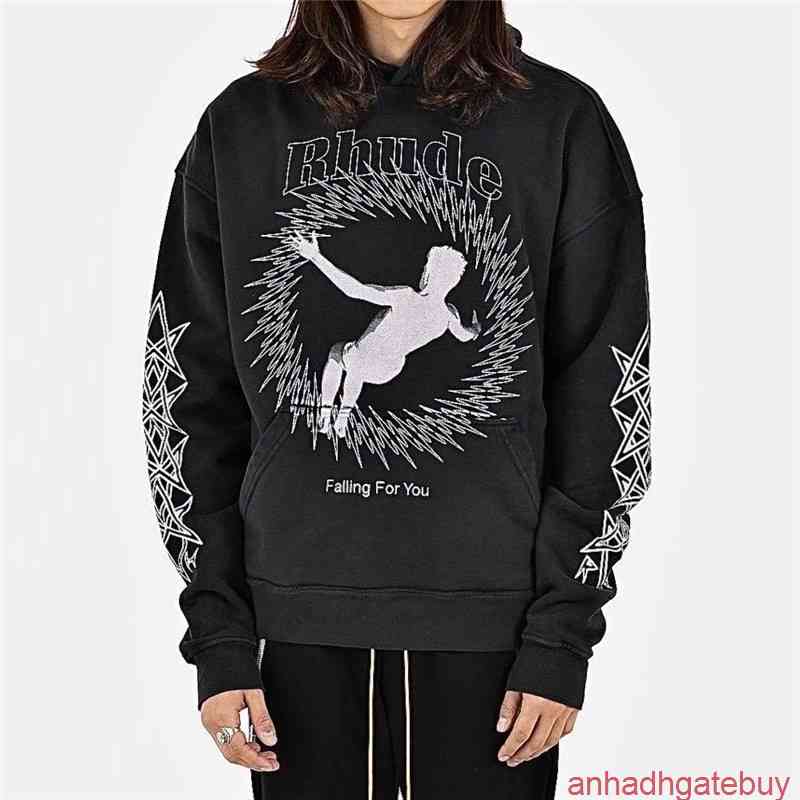 Oversize Rhude Hoodies Men Women High Quality 1:1 Falling for You Hoodie Pullovers Sweatshirts Inside TagTHIM
Oversize Rhude Hoodies Men Women High Quality 1:1 Falling for You Hoodie Pullovers Sweatshirts Inside TagTHIM