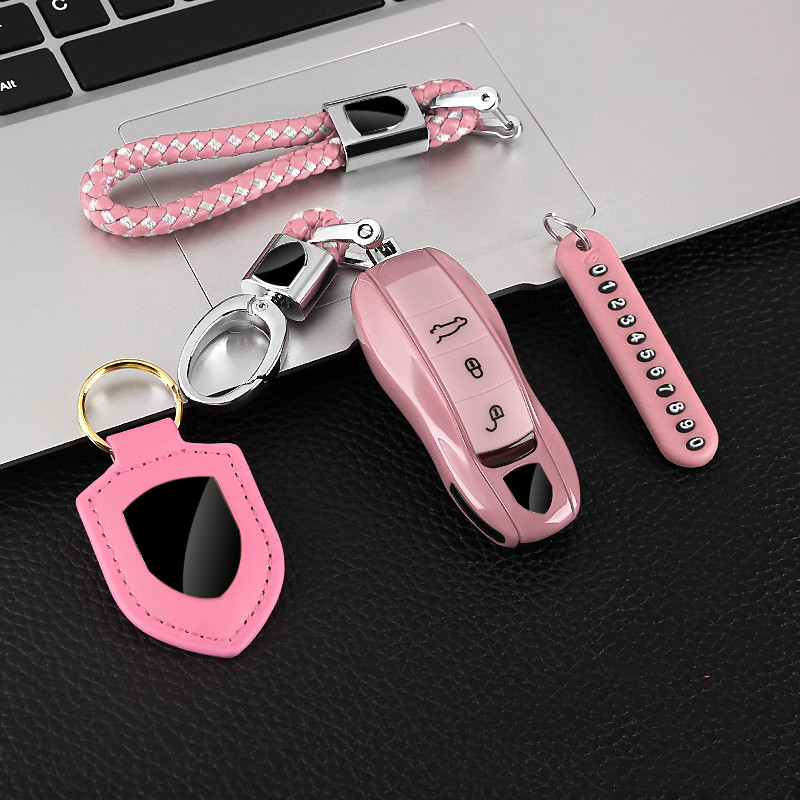 For Porsche Cayenne Macan Panamera 718 Key Case Key Protective Case Key Case Buckle Auto Accessories, Sky blue
For Porsche Cayenne Macan Panamera 718 Key Case Key Protective Case Key Case Buckle Auto Accessories, Sky blue