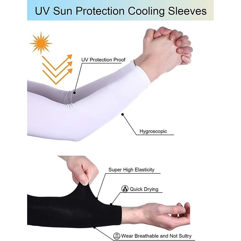 8 Pairs Cooling Arm Sleeves Sun Protected Sleeves Unisex Sleeves Cover for Outdoor Driving Jogging Golfing Riding T20061840972746418752