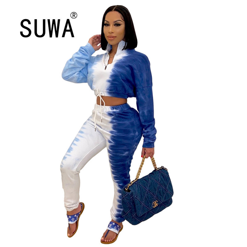Autumn est Casual 2 Piece Sets Womens Outfits Tie Dye Pullover Top Joggers Legging Track Suit Streetwear 210525, Yellow
Autumn est Casual 2 Piece Sets Womens Outfits Tie Dye Pullover Top Joggers Legging Track Suit Streetwear 210525, Yellow