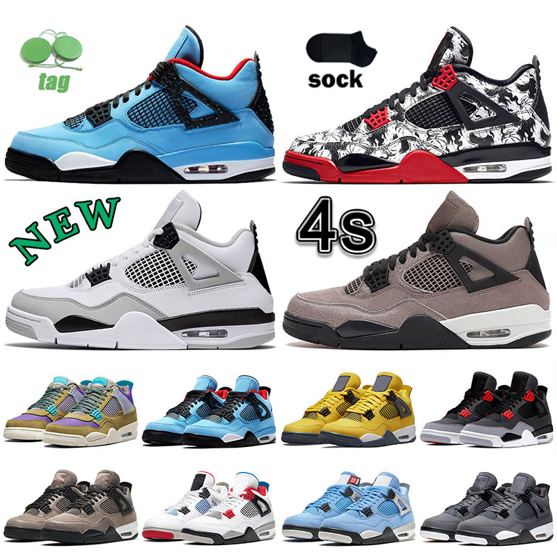 2021 New Jumpman 4 4s TVS Designer Basketball Shoes mens womens retro air jordan4s university Blue Taupe Haze Jordan's Travis Scotts Sp
2021 New Jumpman 4 4s TVS Designer Basketball Shoes mens womens retro air jordan4s university Blue Taupe Haze Jordan's Travis Scotts Sp
