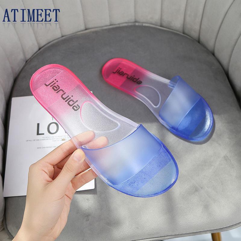 Slippers Fashion Women's Sandals And Summer Shoes Style Transparent Outside Plastic, Blue
Slippers Fashion Women's Sandals And Summer Shoes Style Transparent Outside Plastic, Blue