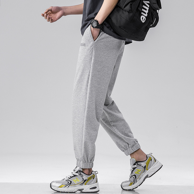 men's jeans white sweatpants mens drawstring loose knit trousers male summer thin harem ankle length pant men solid color casual s, Blue
men's jeans white sweatpants mens drawstring loose knit trousers male summer thin harem ankle length pant men solid color casual s, Blue