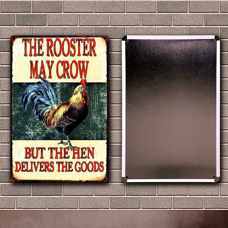 Fresh Eggs Chicken The Rooster May Crow Tin Poster Metal Sign Decor Store Wall Art Painting 20*30 CM Size y-1039
Fresh Eggs Chicken The Rooster May Crow Tin Poster Metal Sign Decor Store Wall Art Painting 20*30 CM Size y-1039