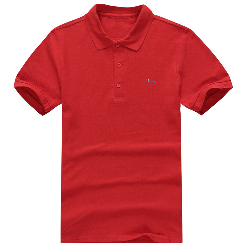 Trend New Men's Summer Polo Shirt 100% Cotton Hot Sell Harmont Solid Slim Fit Thirteen Colors Blaine Breathable Soft Shirts Short Sleeve Top