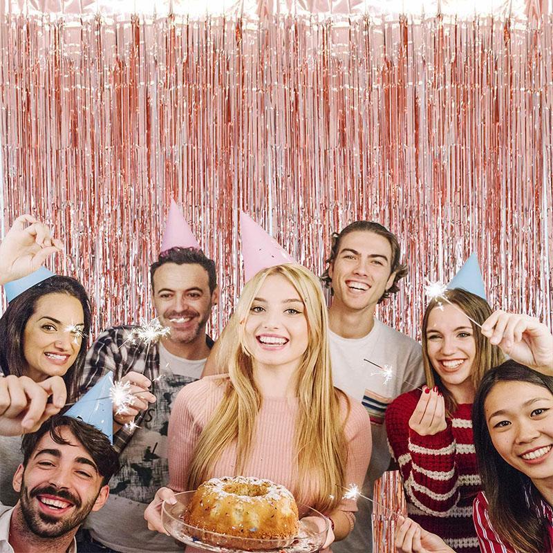 Party Decoration Backdrop Rose Gold Tinsel Fringe Foil Curtain Baby Shower Birthday Wedding Adult Anniversary Decor
Party Decoration Backdrop Rose Gold Tinsel Fringe Foil Curtain Baby Shower Birthday Wedding Adult Anniversary Decor