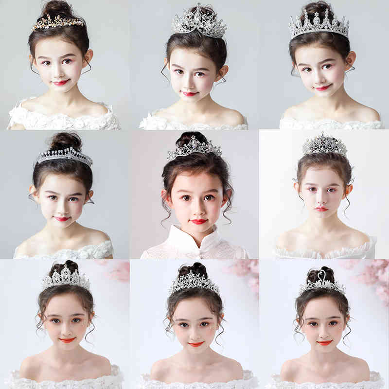 Fashion Gold Silver Color Crystal Crowns For Kids Child Girls Pearls Tiaras Diadems Wedding Hair Accessories Bridal Jewelry
Fashion Gold Silver Color Crystal Crowns For Kids Child Girls Pearls Tiaras Diadems Wedding Hair Accessories Bridal Jewelry