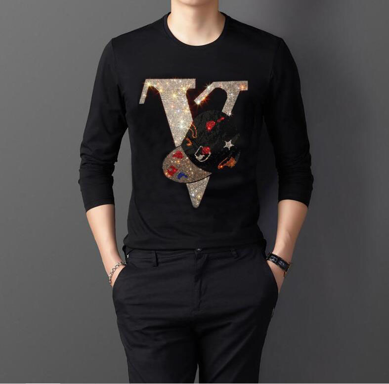 2021 New T-shirt Shirt of T-fashionable Men with Hot Puncture Wounds the White and Black Neck Tshirts for Man Lzz2, Display
2021 New T-shirt Shirt of T-fashionable Men with Hot Puncture Wounds the White and Black Neck Tshirts for Man Lzz2, Display