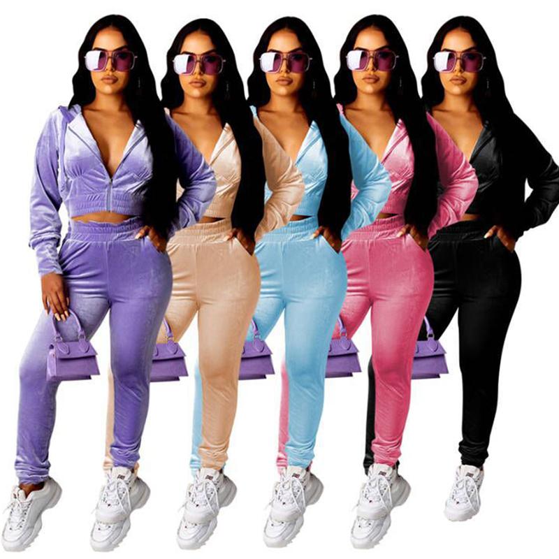 Juicy Coutoure Tracksuit Autumn And Winter Women Two Piece Pants Casual Flannel With Hood Solid Color Sports Set Leggings, Black
Juicy Coutoure Tracksuit Autumn And Winter Women Two Piece Pants Casual Flannel With Hood Solid Color Sports Set Leggings, Black