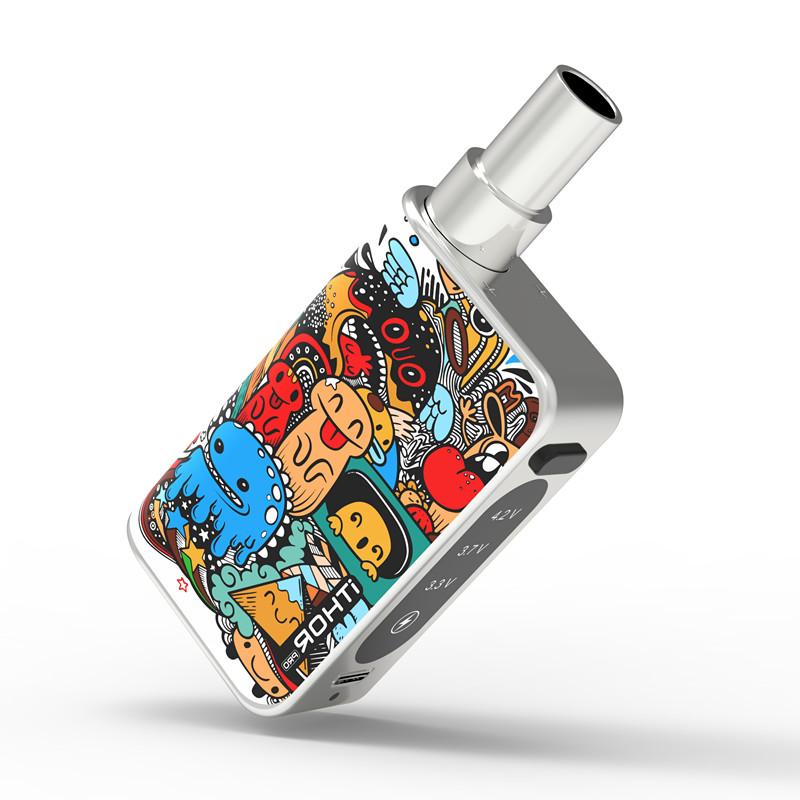 Original iThor pro 2 in 1 Vaporizer Vape kit 650mAh Variable Voltage Box Mod Preheat Battery for Wax and Thick Oil, Multi
Original iThor pro 2 in 1 Vaporizer Vape kit 650mAh Variable Voltage Box Mod Preheat Battery for Wax and Thick Oil, Multi