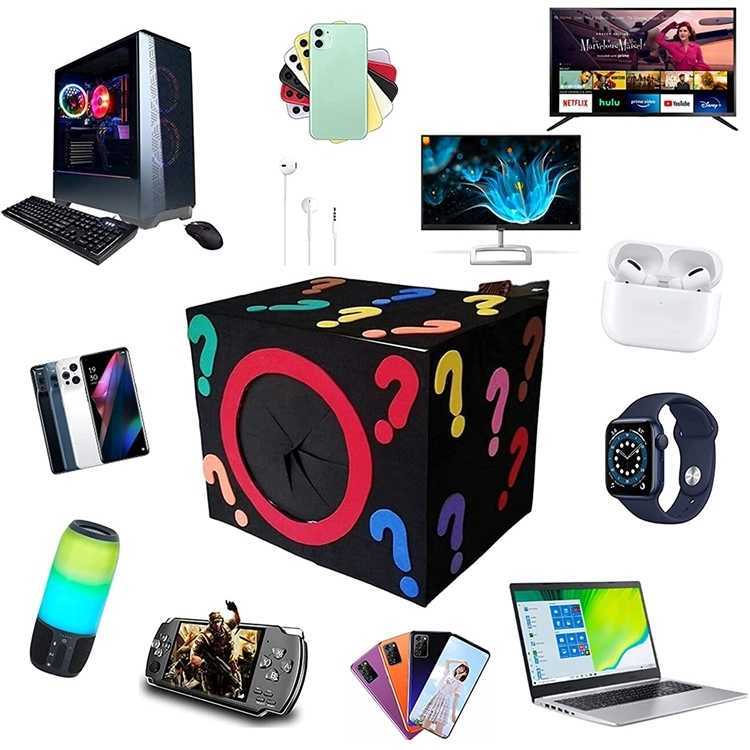 Mystery Box Electronics, Boxes Random, Birthday Surprise favors , Lucky for Adults Gift, Such As Drones, Smart Watches-P298
Mystery Box Electronics, Boxes Random, Birthday Surprise favors , Lucky for Adults Gift, Such As Drones, Smart Watches-P298