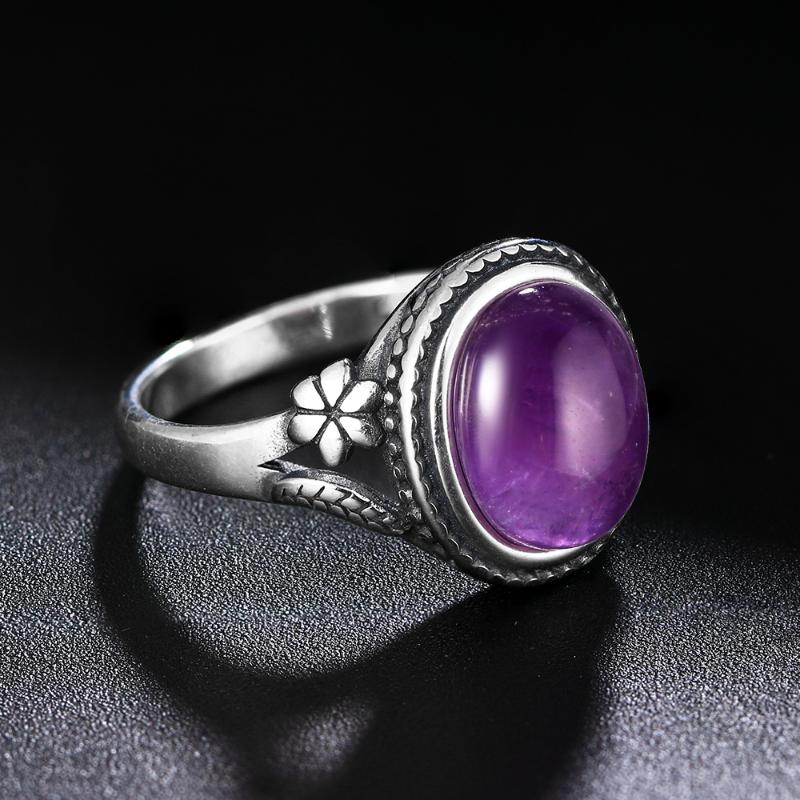 Cluster Rings Vintage Natural 8x10MM Oval Amethyst 925 Sterling Silver Ring For Women Wedding Anniversary Party Gift Fine Jewelry, Golden;silver
Cluster Rings Vintage Natural 8x10MM Oval Amethyst 925 Sterling Silver Ring For Women Wedding Anniversary Party Gift Fine Jewelry, Golden;silver