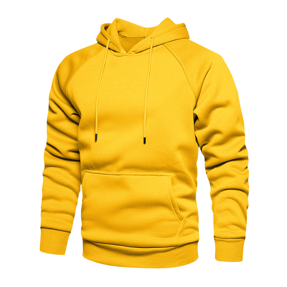 Men's Hoodies Sweatshirts Winter Fashion Thick Fleece Mens Hip Hop Long Sleeve Pullover Male Autumn Solid Color Clothes 220929
