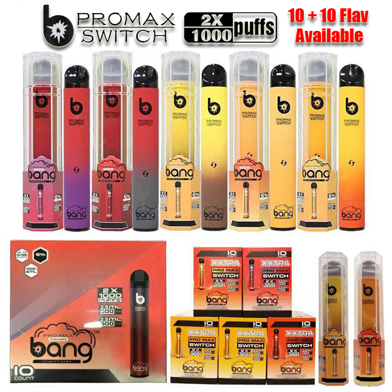 Bang Pro Max Switch 2 in 1 Double Pod Disposable 1000+1000 Puffs Vape Pen pro max Cartridge 2IN1 Vaporizer AIR BAR LUX Diamond XXL
Bang Pro Max Switch 2 in 1 Double Pod Disposable 1000+1000 Puffs Vape Pen pro max Cartridge 2IN1 Vaporizer AIR BAR LUX Diamond XXL