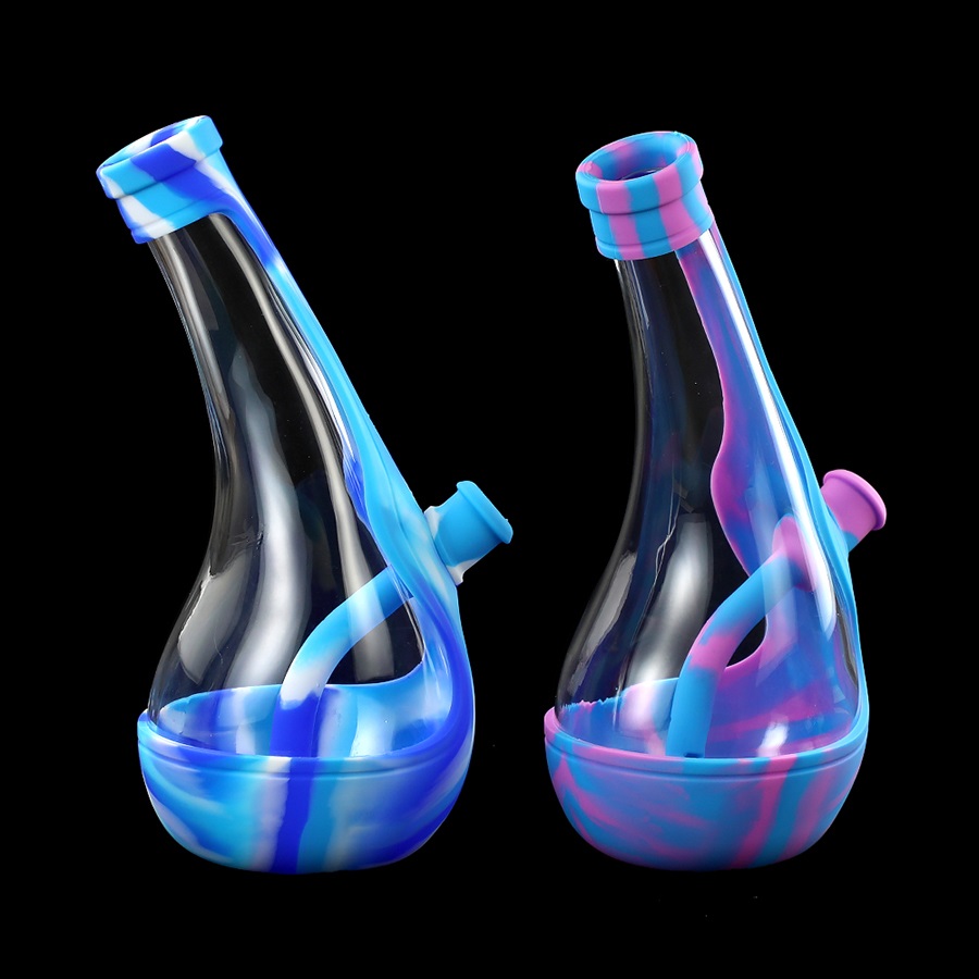 shisha hookah Water sac hookahs silicone hose joint glass bong straight height 225mm
shisha hookah Water sac hookahs silicone hose joint glass bong straight height 225mm