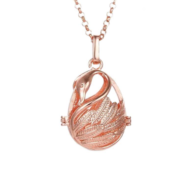 Swan Aromatherapy Necklace Animal Essential Oil Diffuser Locket Pendant Necklaces Fashion Jewelry
Swan Aromatherapy Necklace Animal Essential Oil Diffuser Locket Pendant Necklaces Fashion Jewelry