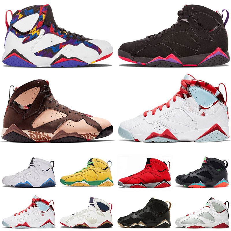 Jump Man 7 Basketball Shoes 7s Bordeaux Hare Men Designer Trainers Patta X Icicle Ray Allen Sweater Sports Outdoors Running Barcelona Nights
Jump Man 7 Basketball Shoes 7s Bordeaux Hare Men Designer Trainers Patta X Icicle Ray Allen Sweater Sports Outdoors Running Barcelona Nights