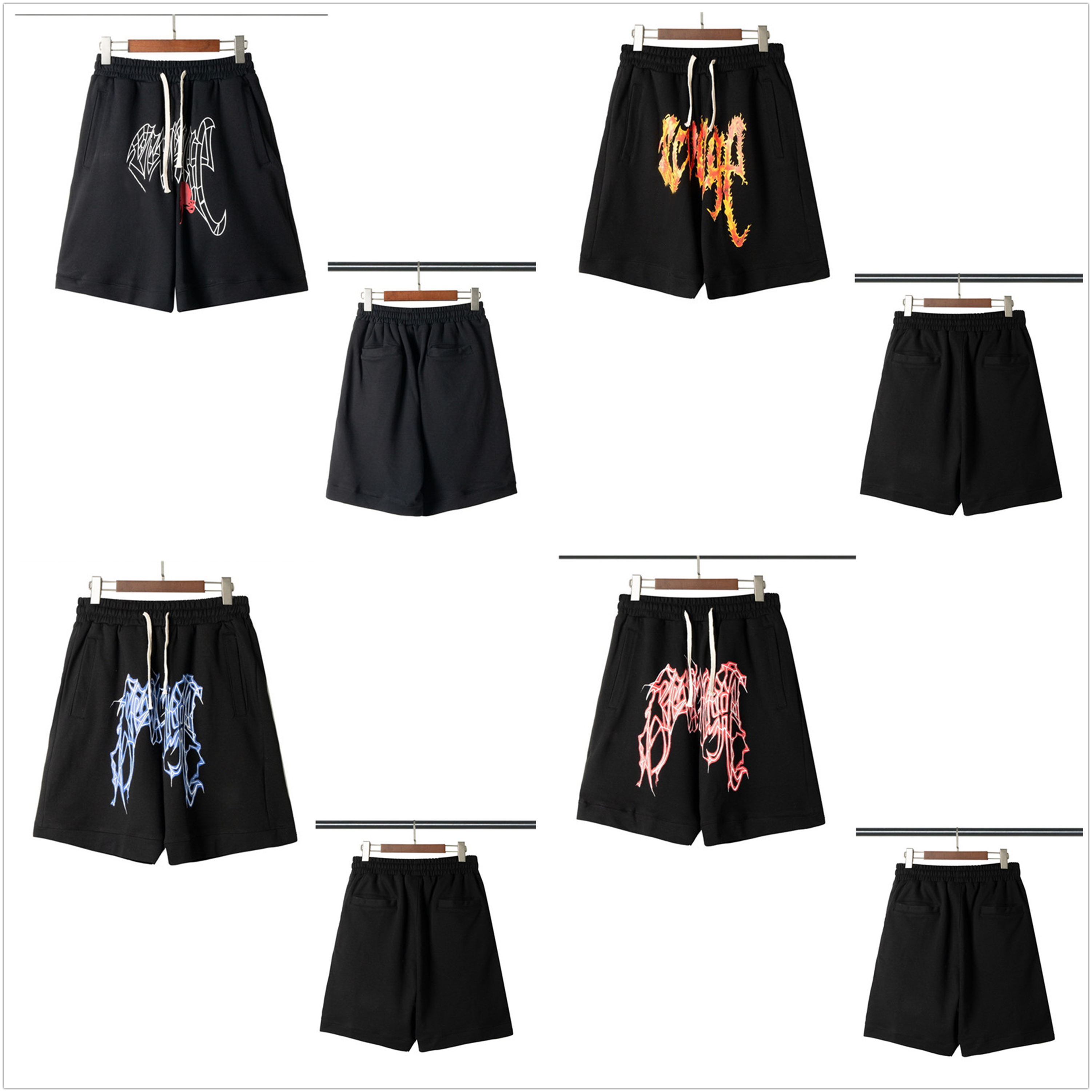 Men's cotton high quality shorts sports breathable High street trend flaming skull loose beach pants fashion hip-hop casual streetwear, White;black
Men's cotton high quality shorts sports breathable High street trend flaming skull loose beach pants fashion hip-hop casual streetwear, White;black