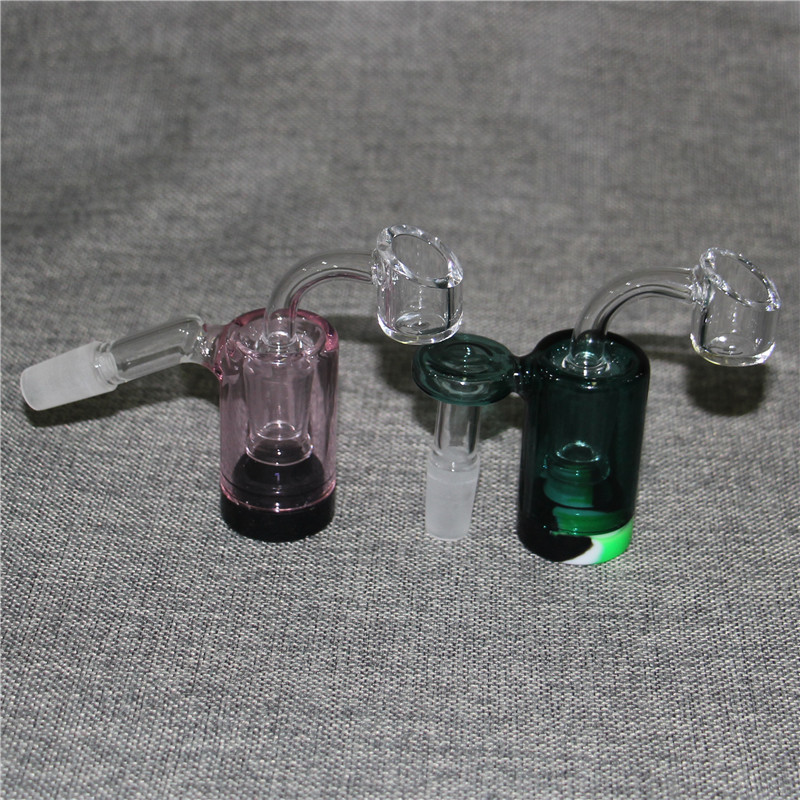 14mm male Glass Ashcatcher Hookah Bong with Colorful Silicone Container Reclaimer quartz banger Thick Pyrex Ash catcher Water Smoking Pipes
14mm male Glass Ashcatcher Hookah Bong with Colorful Silicone Container Reclaimer quartz banger Thick Pyrex Ash catcher Water Smoking Pipes
