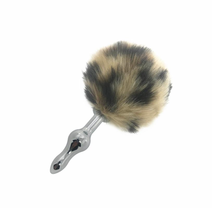 Sex Toys For Couples BuPlug Unisex Booty Beads Toy Women Stainless Steel Metal Sexy Tail Anal Plug Pompon