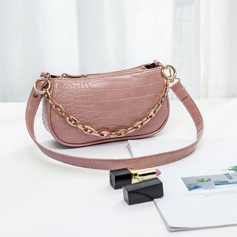 Retro Alligator Pattern Women Handbag PU Leather Chain Casual Totes Shoulder Bags Female Elegant Solid Color Zipper Underarm Pur, Purple
Retro Alligator Pattern Women Handbag PU Leather Chain Casual Totes Shoulder Bags Female Elegant Solid Color Zipper Underarm Pur, Purple