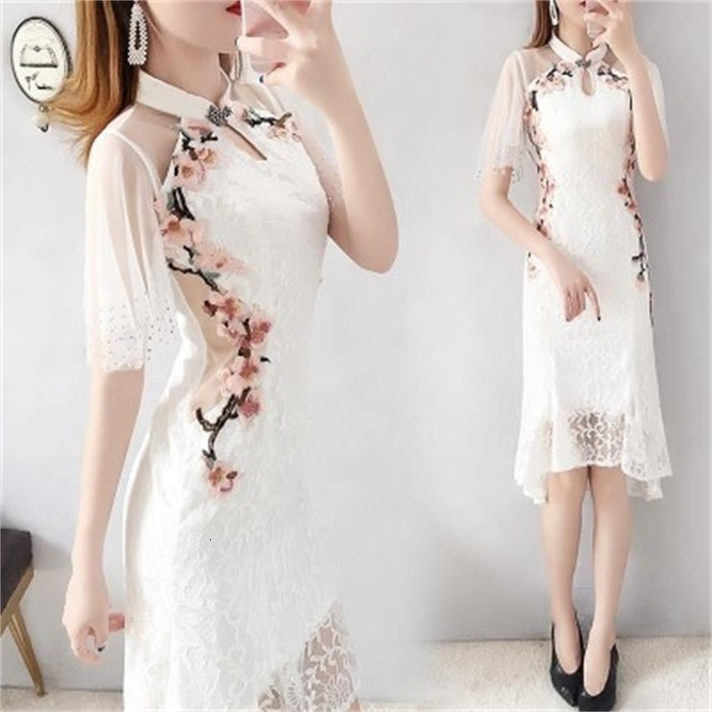Dressed Embroidered Ladies'lace Ladies' Summer Dresses Elegant Women As Fiesta in Korean Bathrobe Femme 9o5u, White
Dressed Embroidered Ladies'lace Ladies' Summer Dresses Elegant Women As Fiesta in Korean Bathrobe Femme 9o5u, White