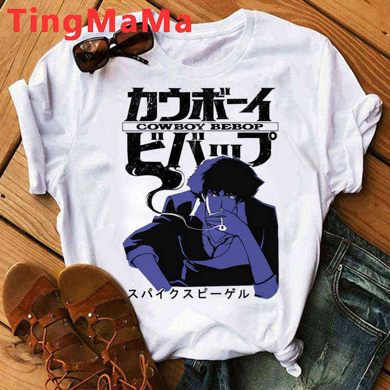 Hot Japanese Anime Cowboy Bebop T Shirt Men Kawaii Cartoon Summer Tops Tshirt Harajuku Graphic Tees Unisex Couple T-shirts Male Y220225, 63005
Hot Japanese Anime Cowboy Bebop T Shirt Men Kawaii Cartoon Summer Tops Tshirt Harajuku Graphic Tees Unisex Couple T-shirts Male Y220225, 63005