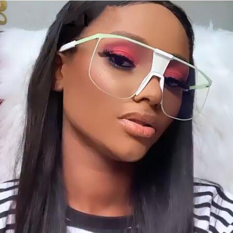 Sunglasses 2021 Vintage Metal One Peice Luxury Colorful Black Blue Eyewear Fashion Oversides Clear Shield Sun Glasses UV 400
Sunglasses 2021 Vintage Metal One Peice Luxury Colorful Black Blue Eyewear Fashion Oversides Clear Shield Sun Glasses UV 400