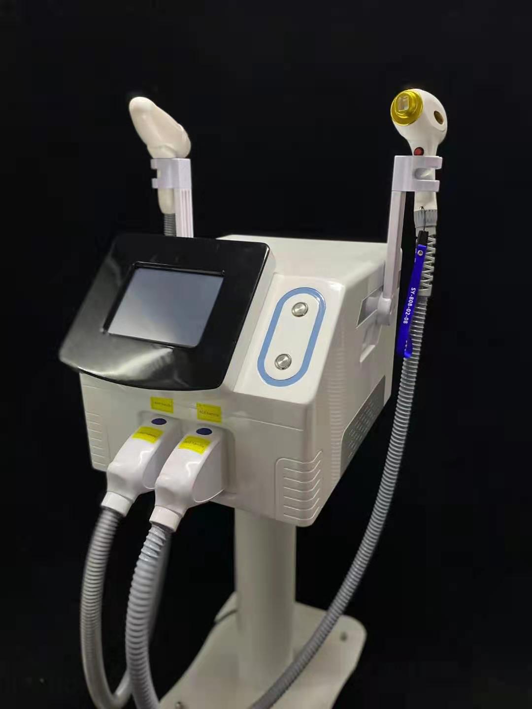 2 in 1 1064nm 755nm 808nm Diode Laser Hair Removal &ND YAG Laser Tattoo Removal Carbon Stripping Machine for Salon