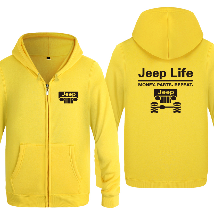 Car Life - Money Parts Repeat Novelty Creative Sweatshirts Men Mens Zipper Hooded Fleece Hoodies Cardigans 201020