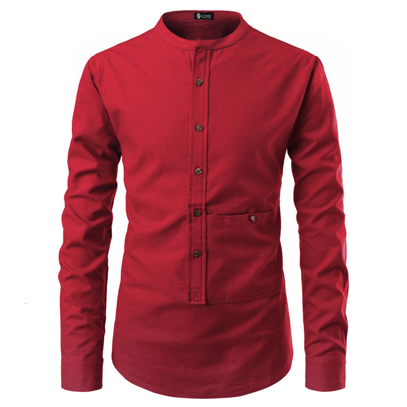 2021 Koszule Mens Pocket Autumn Long Sleeve Shirts for Men Man Solid Color Mandarin Collared Pullover Shirt Chemise Asnq, White
2021 Koszule Mens Pocket Autumn Long Sleeve Shirts for Men Man Solid Color Mandarin Collared Pullover Shirt Chemise Asnq, White