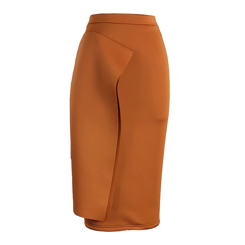 High Waist Skirt Elegant Women Slim Fit Sexy Bodycon Black Plus Size Pencil Skirt Party Fashion Stylish Jupes Ladies Officewear 210306