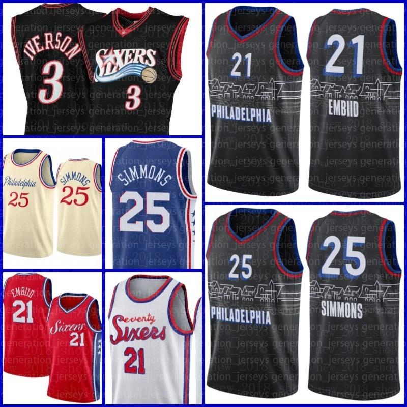 Philadelphia 76ers Jersey Ben 25 Simmons Basketball Joel 21 Embiid Allen 3 Iverson Julius 6 Erving Al 42 Horford Men Youth 2021, Black;red
Philadelphia 76ers Jersey Ben 25 Simmons Basketball Joel 21 Embiid Allen 3 Iverson Julius 6 Erving Al 42 Horford Men Youth 2021, Black;red