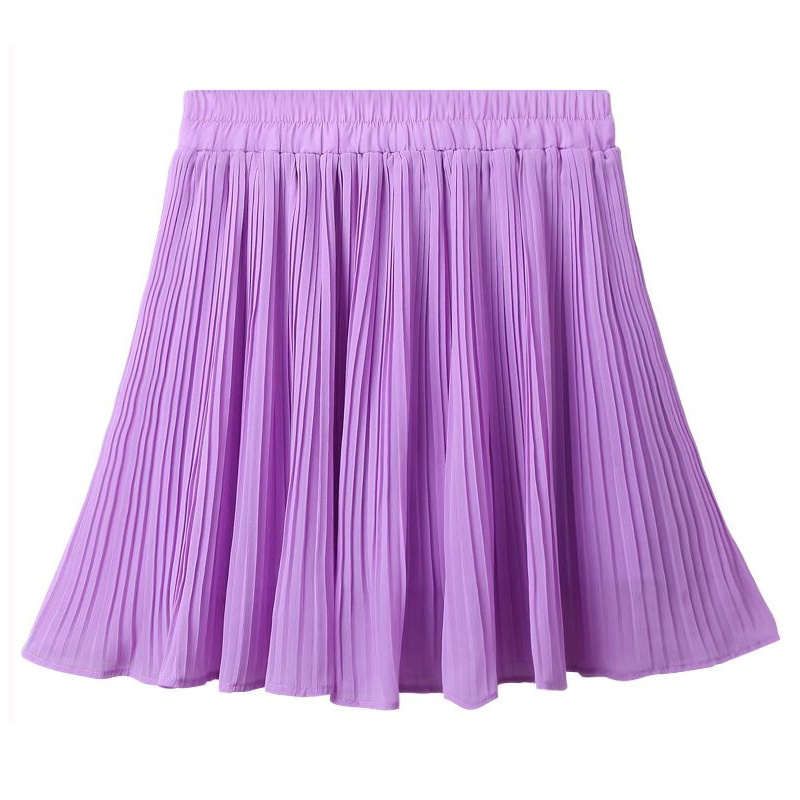 Short Chiffon Pleated Skirt Women Harajuku Summer White Tulle Mini Skirt Sexy Beach High Waist Skirt Ladies Skirts Faldas C6060 210309