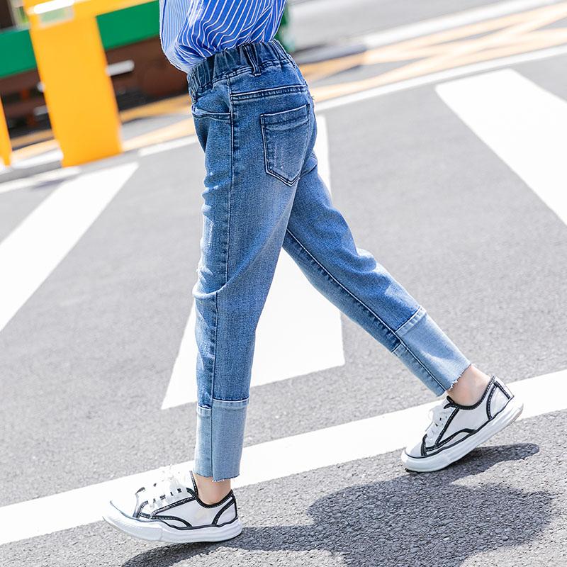 Jeans for girls 2021 High Waist Spring Long Pants Clothes for 3 4 5 6 8 10 12 14 Years Teenage Children Trousers, Blue
Jeans for girls 2021 High Waist Spring Long Pants Clothes for 3 4 5 6 8 10 12 14 Years Teenage Children Trousers, Blue