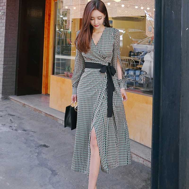 Vintage Elegant V-Neck Chiffon Dress Summer Long-Sleeved High-Waist Lace-Up Print for womens Casual Beach Long 210526, Photo color
Vintage Elegant V-Neck Chiffon Dress Summer Long-Sleeved High-Waist Lace-Up Print for womens Casual Beach Long 210526, Photo color