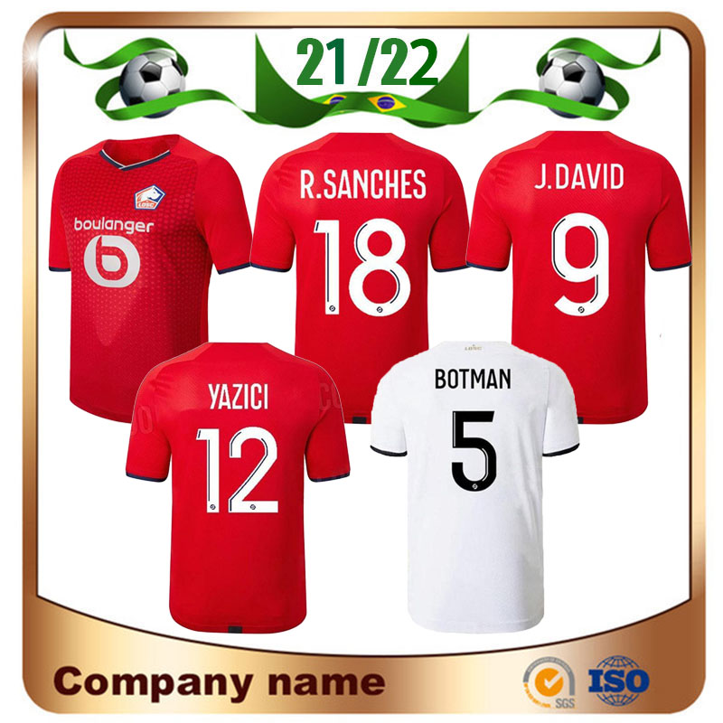 21 22 LOSC Lille Soccer Jerseys 2021 Home BOTMAN BAMBA XEKA J.DAVID J.IKONE Maillots Be Foot Shirt L.ARAUJO YAZICI R.SANCHES T.WEAH ANDRE football uniforms, Away ucl patch
21 22 LOSC Lille Soccer Jerseys 2021 Home BOTMAN BAMBA XEKA J.DAVID J.IKONE Maillots Be Foot Shirt L.ARAUJO YAZICI R.SANCHES T.WEAH ANDRE football uniforms, Away ucl patch