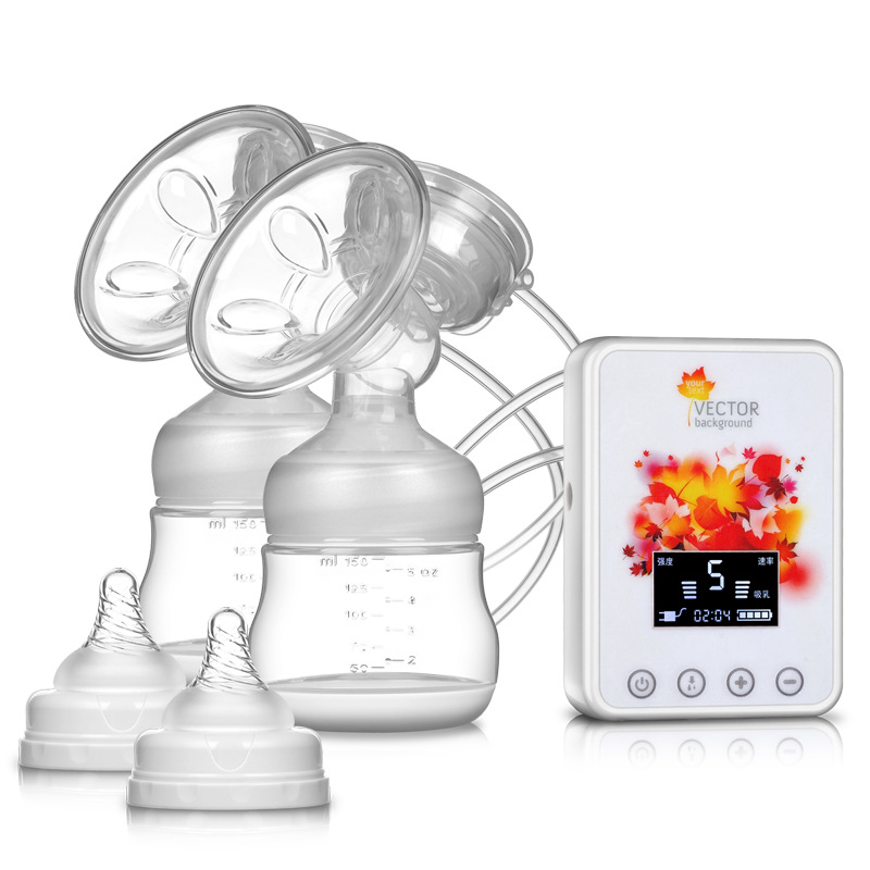 Double Electric Breast Pumps USB Charge Electrical Breast Pump Powerful Nipple Suction with Baby Milk Bottle BPA FREE
Double Electric Breast Pumps USB Charge Electrical Breast Pump Powerful Nipple Suction with Baby Milk Bottle BPA FREE