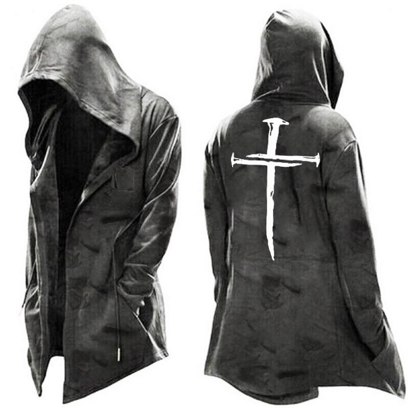 Men's Hoodies & Sweatshirts 2021 Cloak Fashion Vantage Plus Size Simple Casual Gothic Hooded Drawstring Punk Oversize Sweatshirt M-4XL, Black
Men's Hoodies & Sweatshirts 2021 Cloak Fashion Vantage Plus Size Simple Casual Gothic Hooded Drawstring Punk Oversize Sweatshirt M-4XL, Black